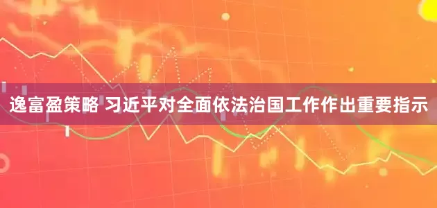 逸富盈策略 习近平对全面依法治国工作作出重要指示